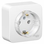 Schneider electric BLANCA РОЗЕТКА с/з без штор.,(КОМПАКТ) ИЗОЛ.ПЛ.16А, 250В, БЕЛЫЙ