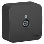 Коннектор ТВ Schneider Electric BLANCA изол.пл., антрацит