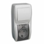 Lezard NATA Блок В1+Р/крышка вертикаль белый