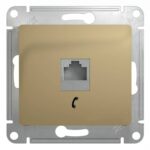 Schneider electric GLOSSA РОЗЕТКА телефонная RJ11, ТИТАН