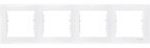 Schneider SEDNA рамка 4-я горизонт белая
