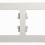 Schneider electric GLOSSA 2-постовая РАМКА, горизонтальная, ПЕРЛАМУТРОВЫЙ