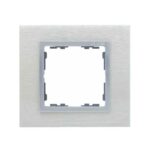 Рамка 1 пост Simon 82 Nature, нержавеющая сталь