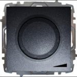 EL-BI Zena диммер 800W с подсв. Черный механизм