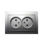 EL-BI Zena розетка б/з 2-ая черная