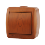 Lezard NATA выключатель 1 кл. Сосна