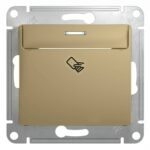 Schneider electric GLOSSA Карточный ВЫКЛЮЧАТЕЛЬ, сх.6, ТИТАН