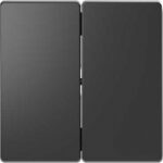 Клавиша двойная Merten D-life антрацит MTN3400-6034