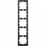 Рамка пятерная Merten D-life антрацит