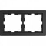 Рамка двойная Merten D-life базальт, камень