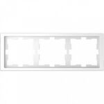 Рамка тройная Merten D-life белый лотос