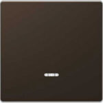 Клавиша одинарная с окошком Merten D-life мокко металл MTN3320-6052