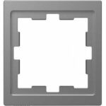 Рамка одинарная Merten D-life нержавеющая сталь