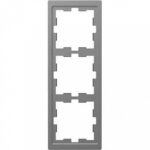 Рамка тройная Merten D-life нержавеющая сталь