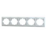 Lezard MIRA рамка 5-я горизонт белая