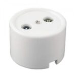 Bironi Розетка R/TV-Sat оконечная керамика белый