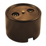 Bironi Розетка R/TV-Sat проходная керамика коричневый