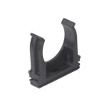 Держатель для труб (клипса) d16мм пластик черн. Ruvinil К01116Ч