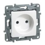 Legrand ETIKA Розетка без заземления белая механизм
