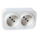 Legrand Quteo Розетка 2 б/з крем