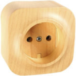 Legrand Quteo Розетка б/з дерево