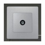 Розетка TV Legrand ETIKA, оконечная, алюминий