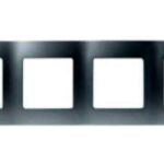 Рамка 4 поста Legrand ETIKA, алюминий