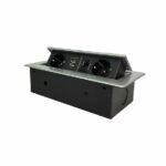 Розетка горизонтальная выдвижная RocketSocket 2EU + 2USB + RJ45