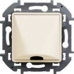 Вывод кабеля Legrand Inspiria с зажимом для крепления слоновая кость