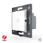Одноклавишный проходной сенсорный выключатель Livolo ZigBee Module, цвет белый (механизм)