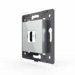 Розетка 1 пост HDMI Livolo, цвет серый (механизм)
