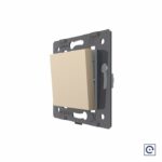 Одноклавишная механическая кнопка (звонок) Livolo, цвет золотой (механизм)