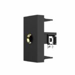 Розетка стерео аудио TRS JACK 6.3 мм Livolo, цвет черный (механизм)