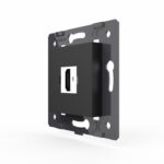 Розетка 1 пост HDMI Livolo, цвет черный (механизм)