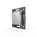 Одноклавишный механический выключатель Livolo, цвет серый (механизм)