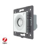 Датчик температуры и влажности ZigBee Livolo, цвет серый (механизм)