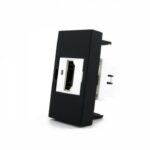 Розетка HDMI Livolo, цвет черный (механизм)