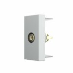 Розетка мультимедийная RCA видео Livolo, цвет серый (механизм)