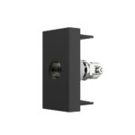 Розетка телевизионная Livolo, ТВ-розетка, цвет черный (механизм)