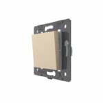 Одноклавишный механический выключатель Livolo, цвет золотой (механизм)