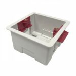 Монтажная квадратная коробка для гипсокартона размер 81х81 наружные габариты (UK)