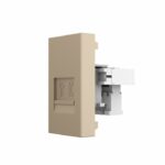 Розетка телефонная RJ-11 кат. 3 Livolo, цвет золотой (механизм)