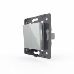 Двухклавишный механический выключатель Livolo, цвет серый (механизм)