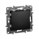 Legrand ETIKA Переключатель перекрёстный одноклавишный  - 10А 250В винтовые зажимы - антрацит