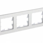 Schneider electric ATLASDESIGN NATURE 4-постовая РАМКА, МРАМОР КРЕМ РОЯЛ