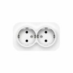 IONICH Двухместная розетка с/з, о/у, 16А, 220В, Белая