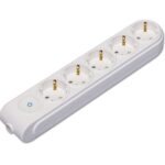 Makel MGP-N Колодка 5 гн с\з с выключателем