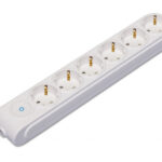 Makel MGP-N Колодка 6 гн с\з с выключателем