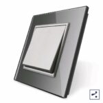 Механический выключатель Livolo 1 клавиша Серый