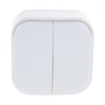 IONICH Двухклавишный выключатель белый